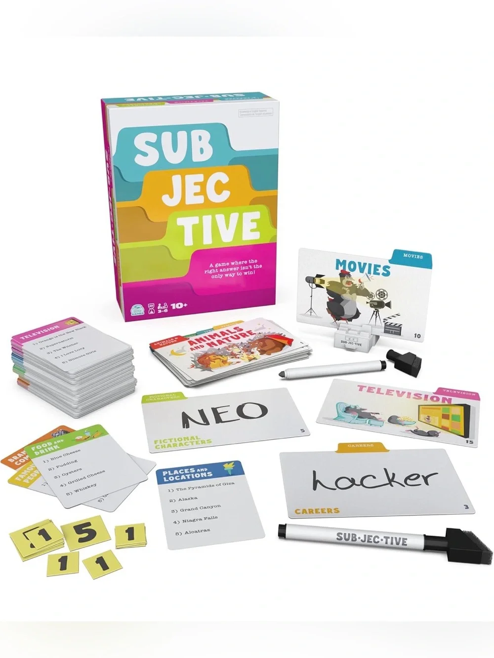 Spin Master Games Subjective- APersonality Trivia Game for Fun Family Game Night